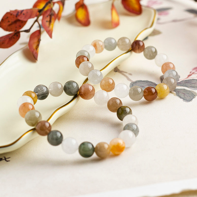 <You's jewelry>Exclusively customized Maillard rabbit fur bracelet (10+)