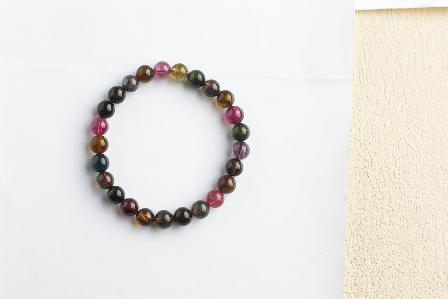 <You's jewelry>Exclusive customized old material tourmaline bracelet (7+)
