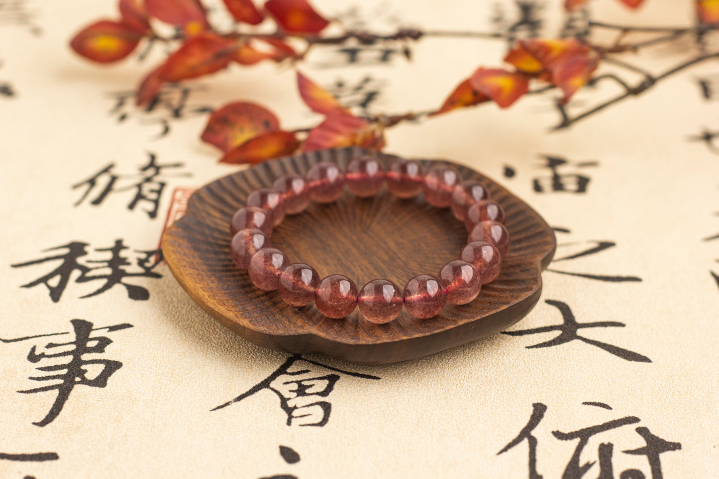 <You's jewelry>Exclusive customized strawberry crystal bracelet(12+)