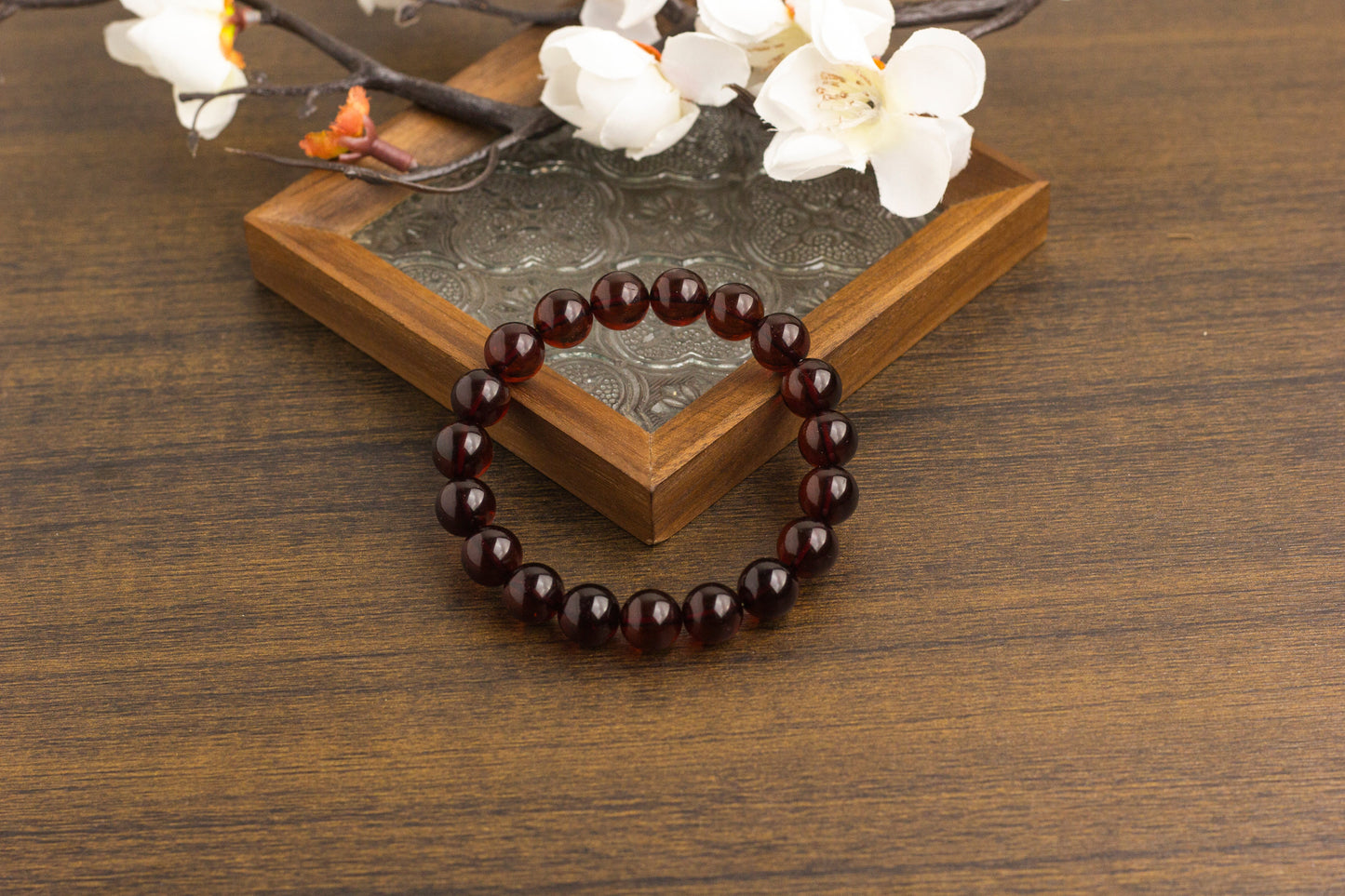 <You's jewelry>Exclusive customized blood amber bracelet(10+)