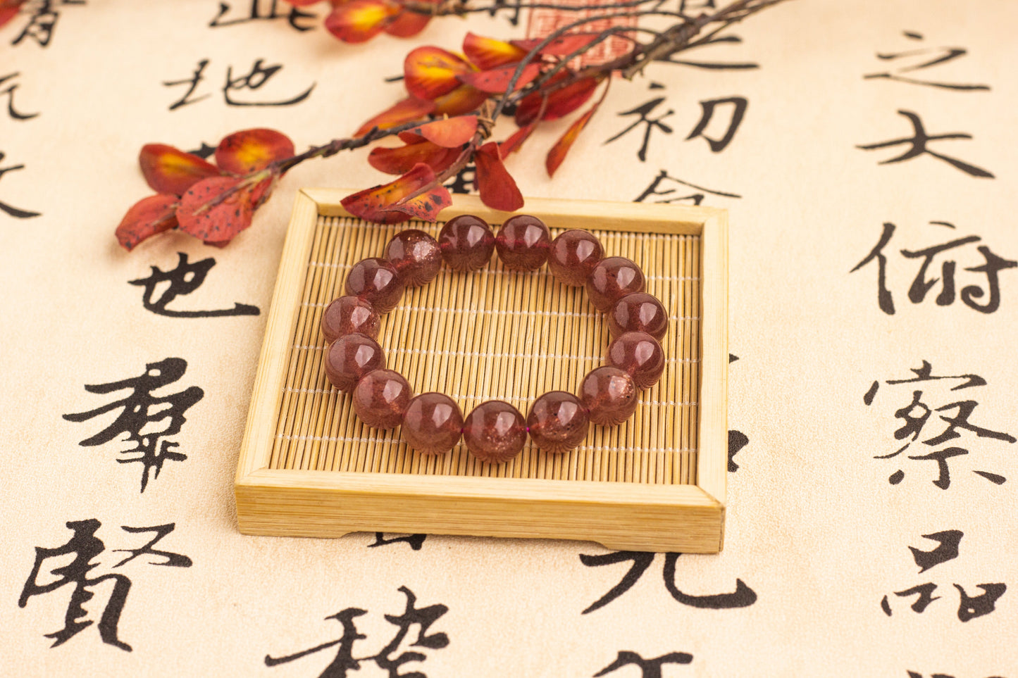 <You's jewelry>Exclusive customized strawberry crystal bracelet(13+)