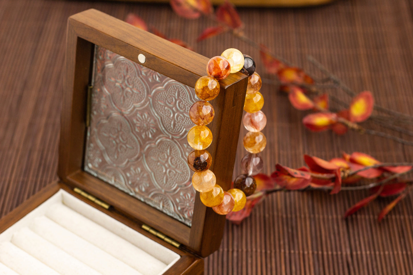 <You's jewelry>Exclusive customized koi plastic flower bracelet(12+)