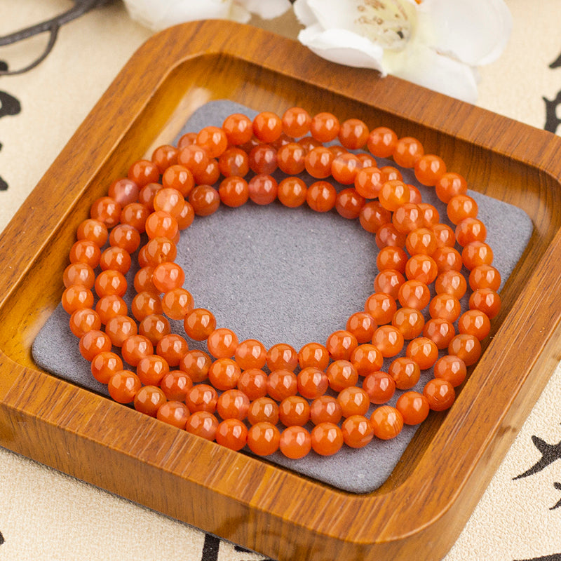 <You's jewelry>Exclusively customized SouthRedAgate multi-circle bracelet(5+)