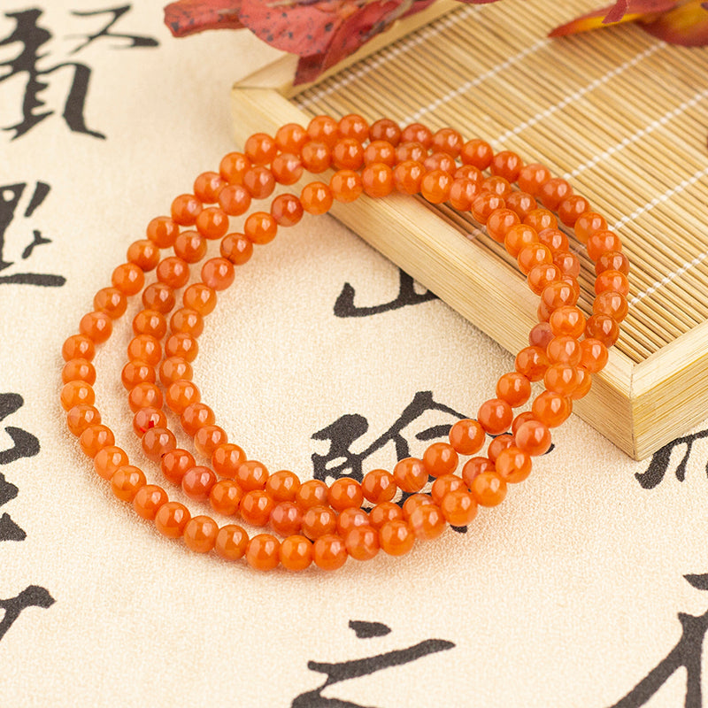 <You's jewelry>Exclusively customized SouthRedAgate multi-circle bracelet(5+)