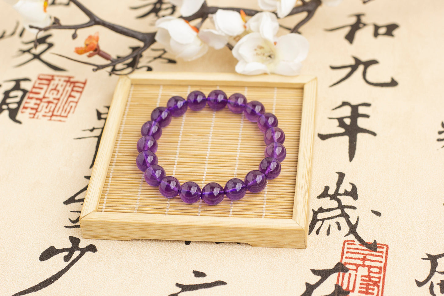 <You's jewelry>Exclusive customized amethyst bracelet(10+)