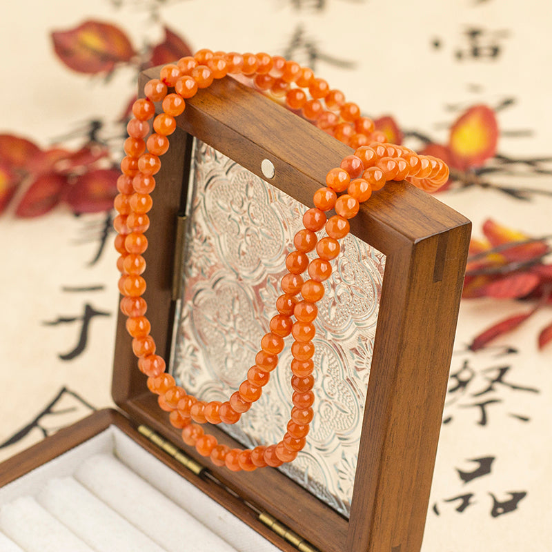 <You's jewelry>Exclusively customized SouthRedAgate multi-circle bracelet(5+)