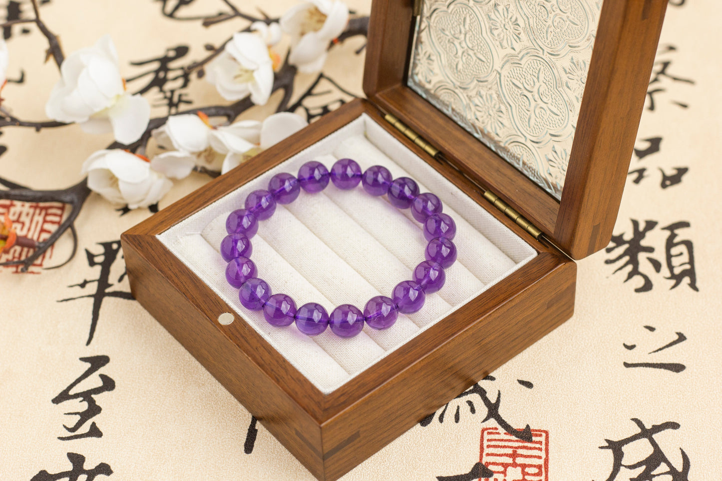 <You's jewelry>Exclusive customized amethyst bracelet(10+)