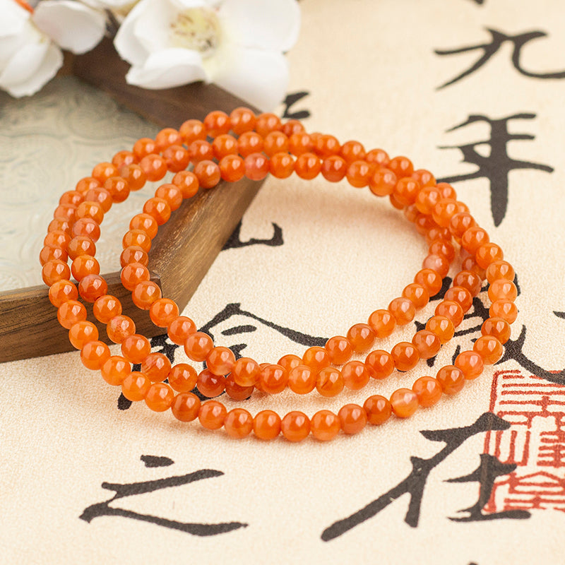 <You's jewelry>Exclusively customized SouthRedAgate multi-circle bracelet(5+)