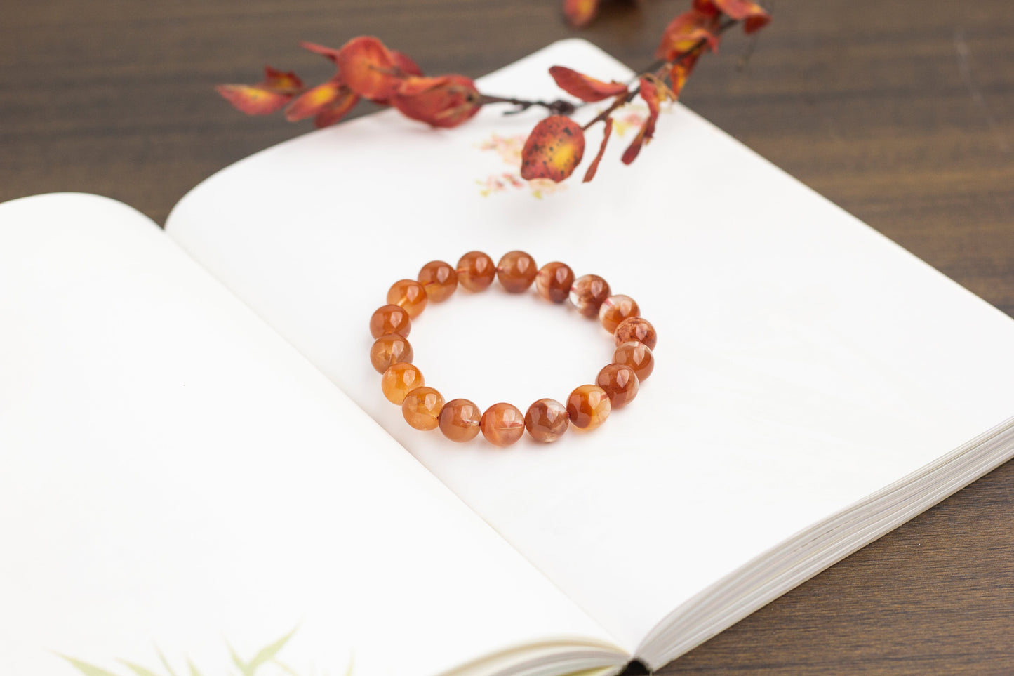 <You's jewelry>Exclusively customized Red Rutilated cornucopia bracelet(11+)