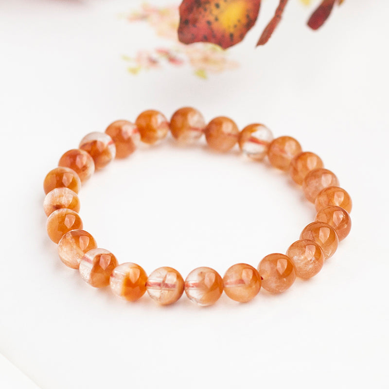 <You's jewelry>Exclusively customized Red Rutilated cornucopia bracelet(7+)