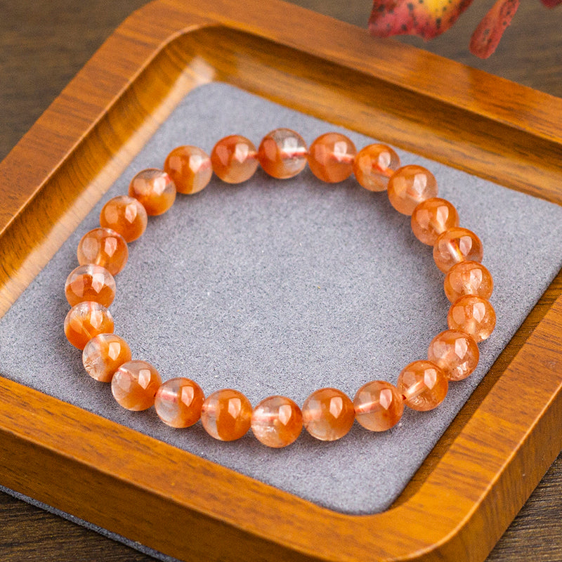 <You's jewelry>Exclusively customized Red Rutilated cornucopia bracelet(7+)