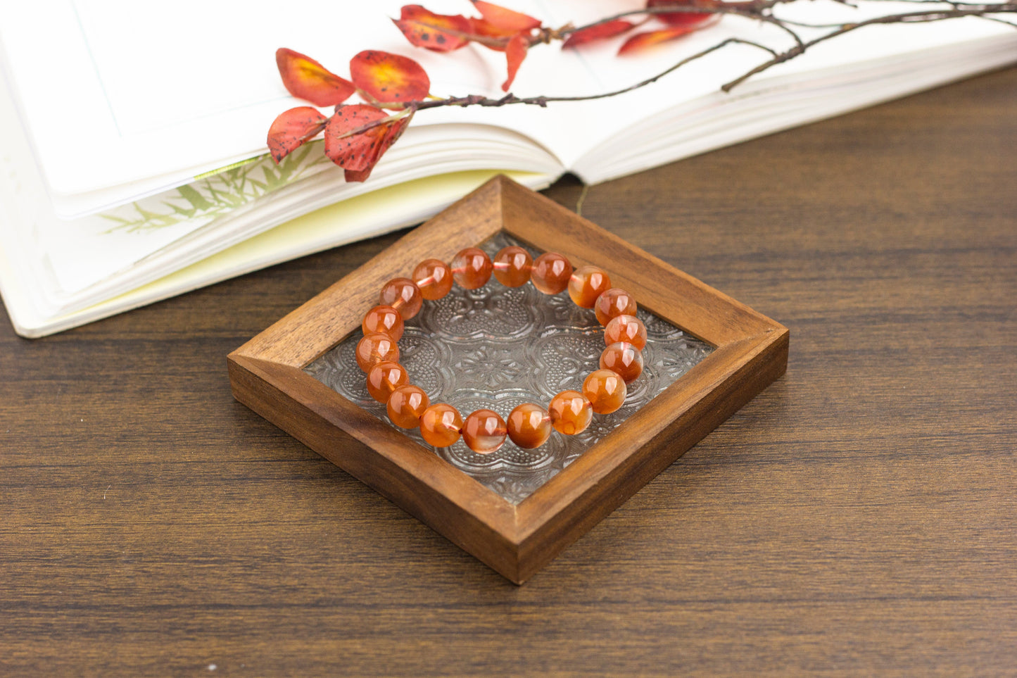<You's jewelry>Exclusively customized Red Rutilated cornucopia bracelet(11+)