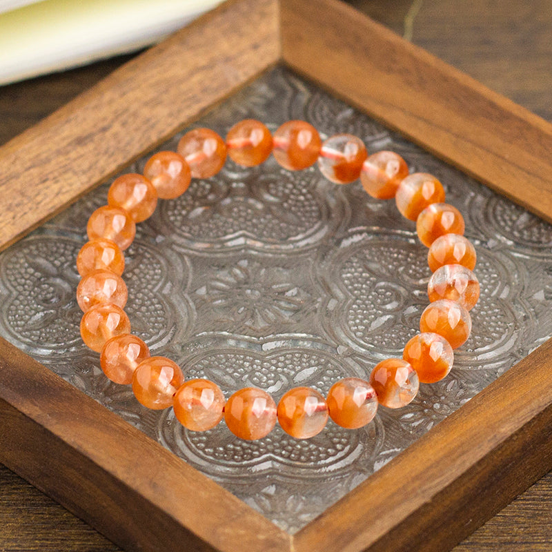 <You's jewelry>Exclusively customized Red Rutilated cornucopia bracelet(7+)