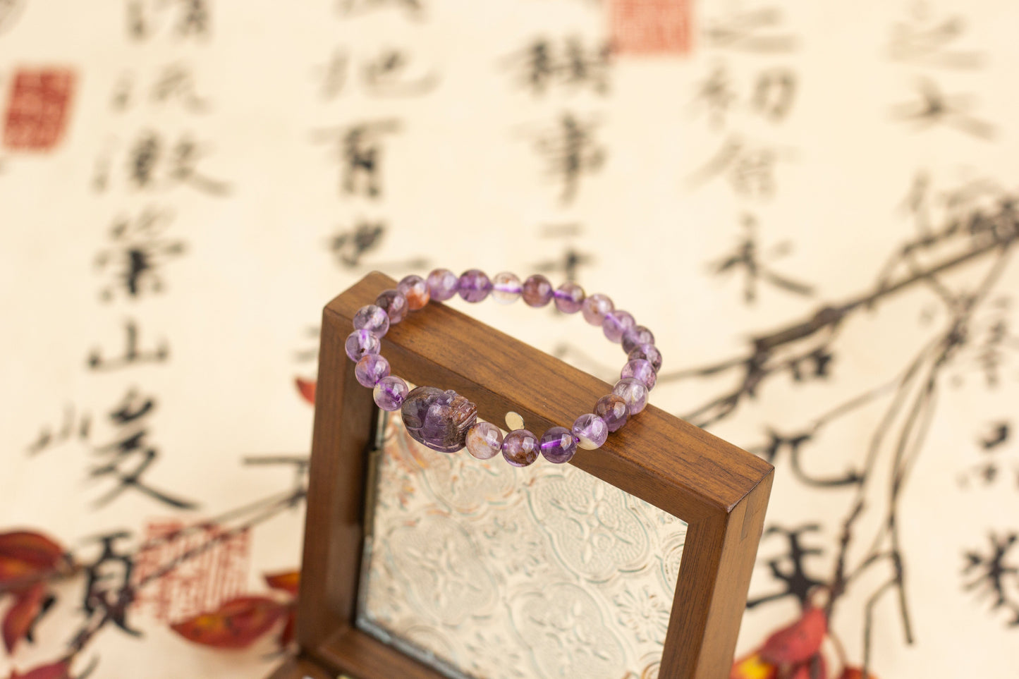 <You's jewelry>Exclusive customized purple ghost Pixiu bracelet(7+)