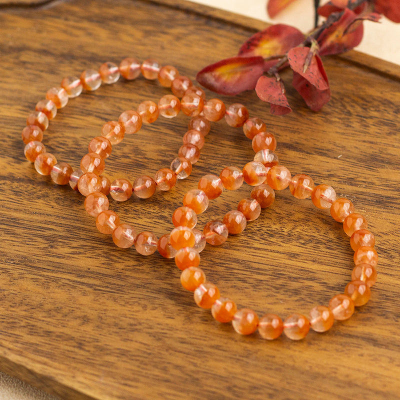 <You's jewelry>Exclusively customized Red Rutilated cornucopia bracelet(7+)