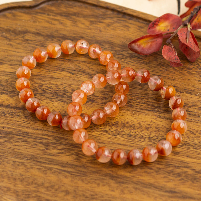 <You's jewelry>Exclusively customized Red Rutilated cornucopia bracelet(9+)