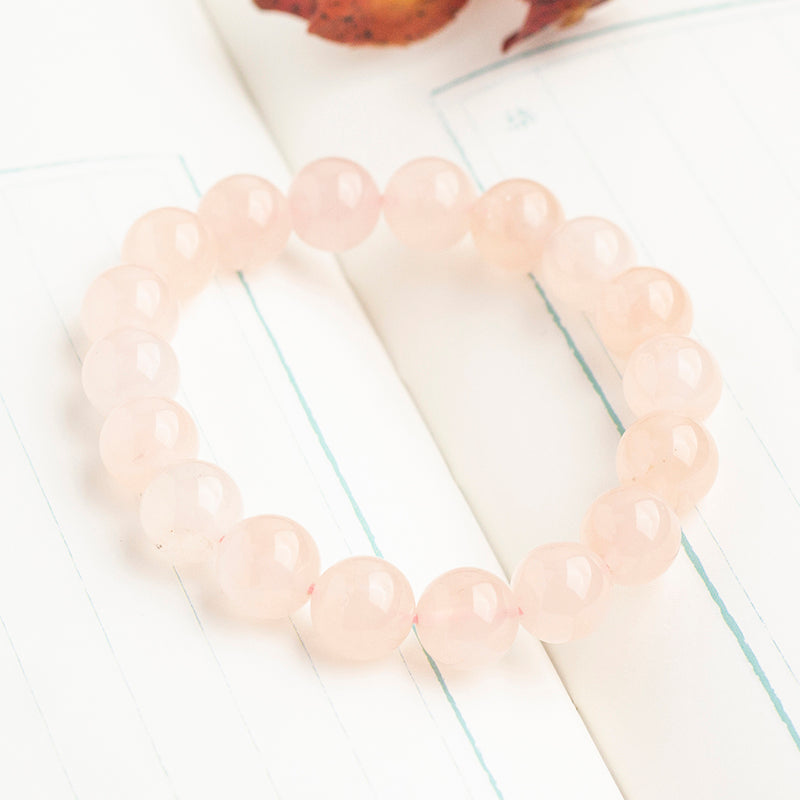<You's jewelry>Exclusive customized Rose Quartz bracelet (11+)