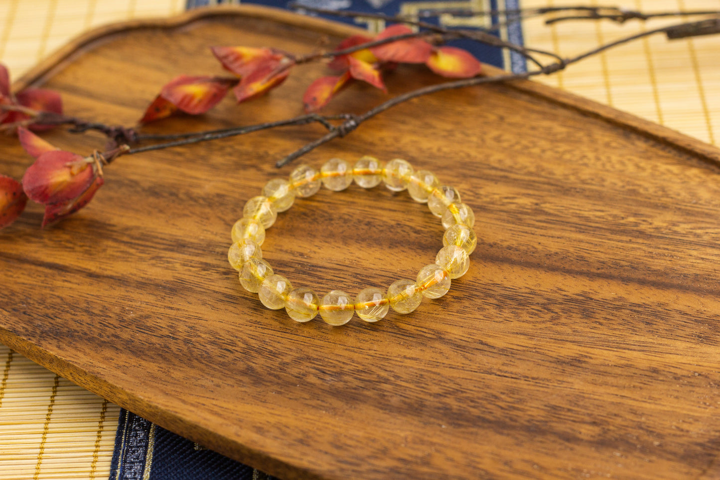 <You's jewelry>Exclusive customized Gold Titanium crystalbracelet(9+)