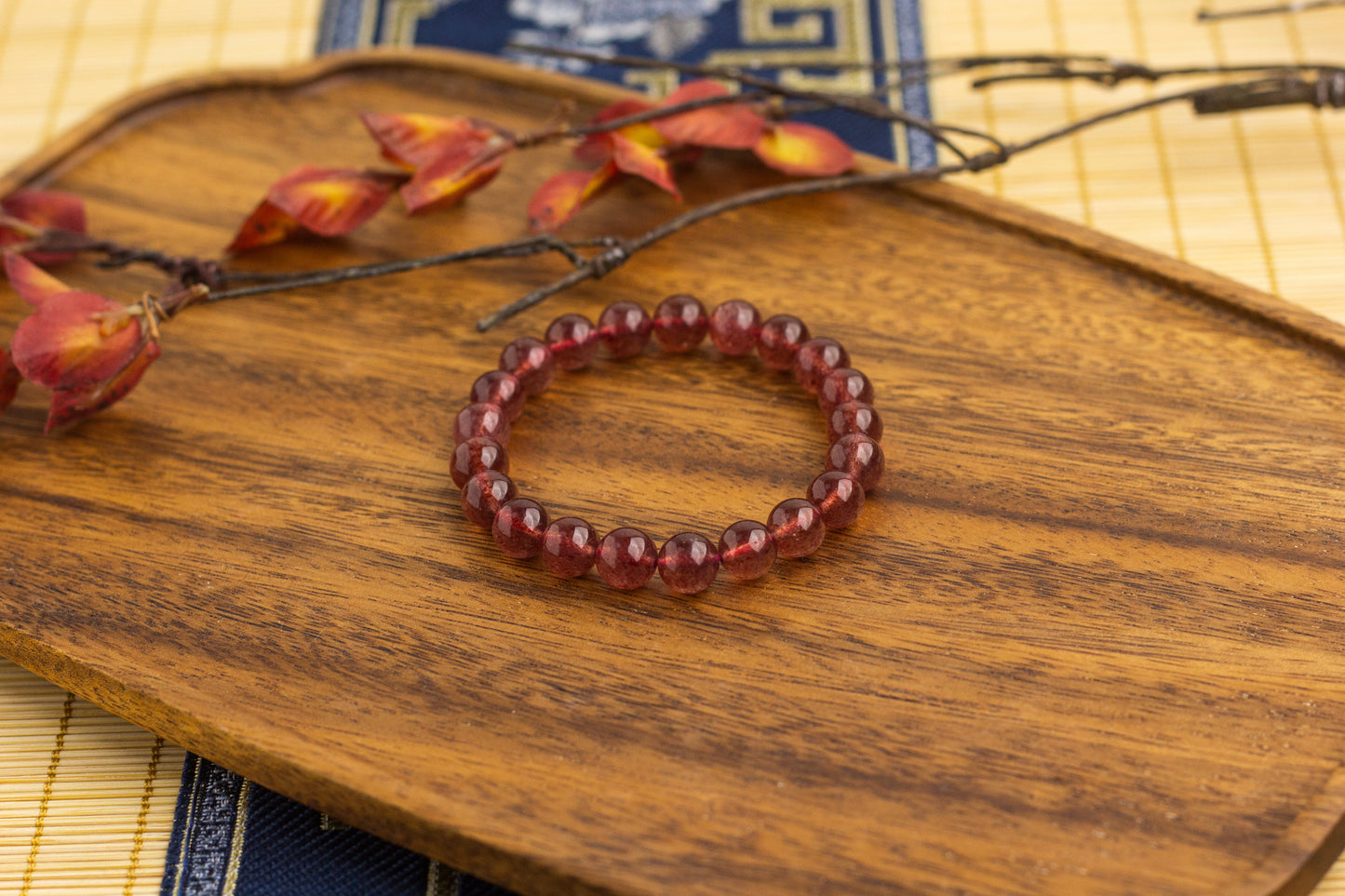 <You's jewelry>Exclusive customized strawberry crystal bracelet(9+)