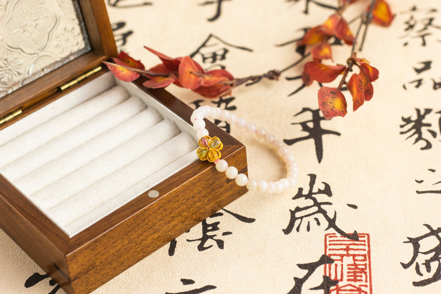 <You's jewelry>Exclusively customized lotus root powder bracelets(5+)