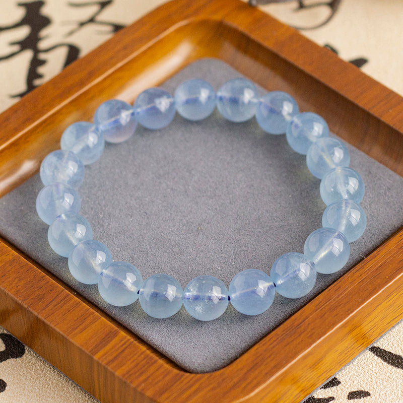 <You's jewelry>Exclusive customized aquamarine bracelet(9+)