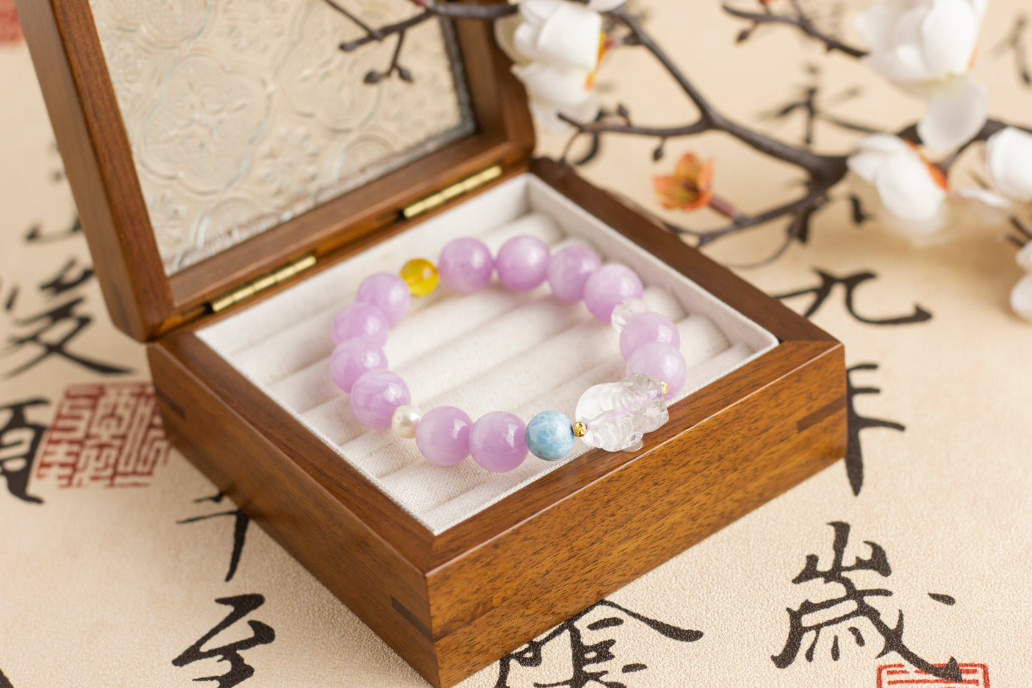 <You's jewelry>Exclusive customized Spodumene bracelet