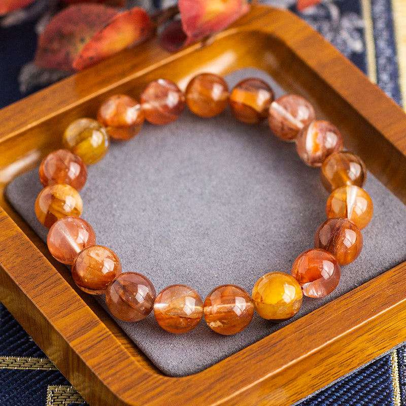 <You's jewelry>Exclusively customized red plastic flower bracelets(10+)