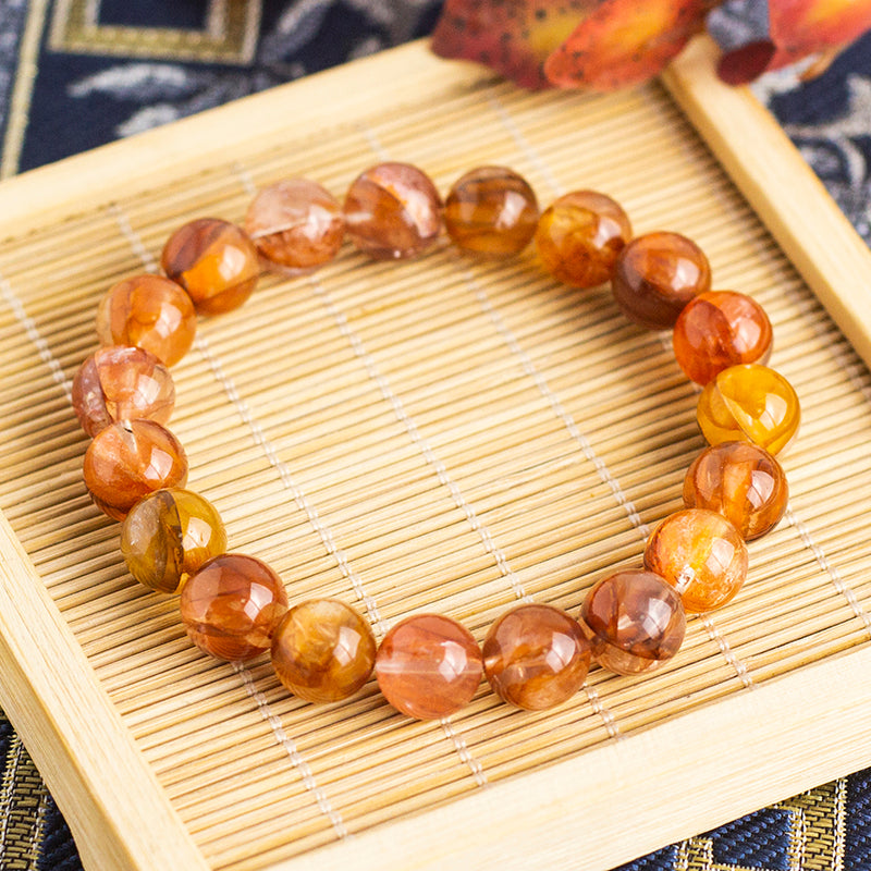 <You's jewelry>Exclusively customized red plastic flower bracelets(10+)