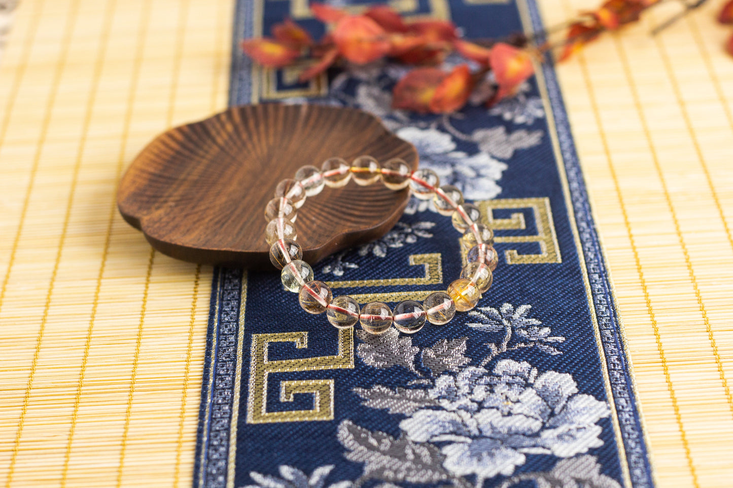 <You's jewelry>Exclusive customized colorful titanium crystal bracelet(9+)