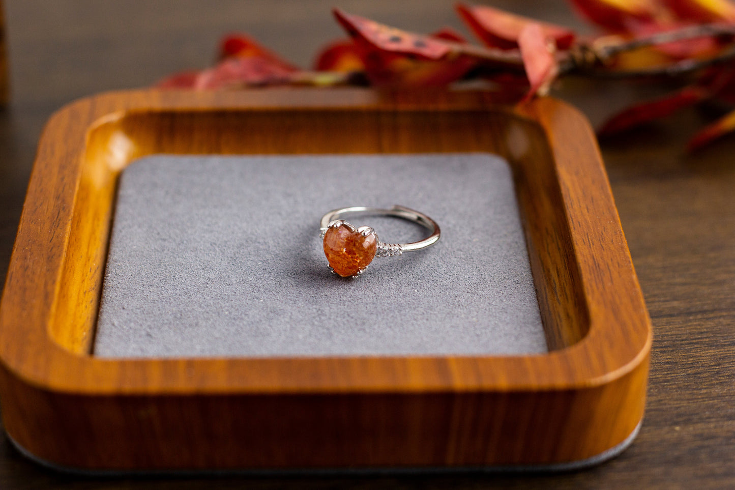 <You's jewelry>Exclusive customized sunstone ring