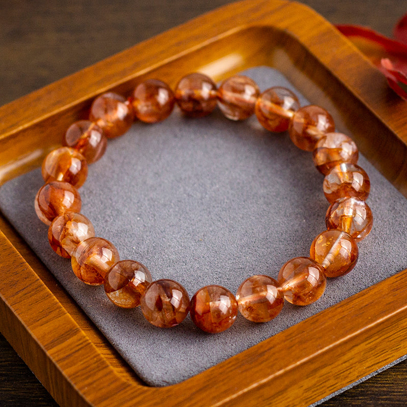 <You's jewelry>Exclusively customized red plastic flower bracelets(9+)