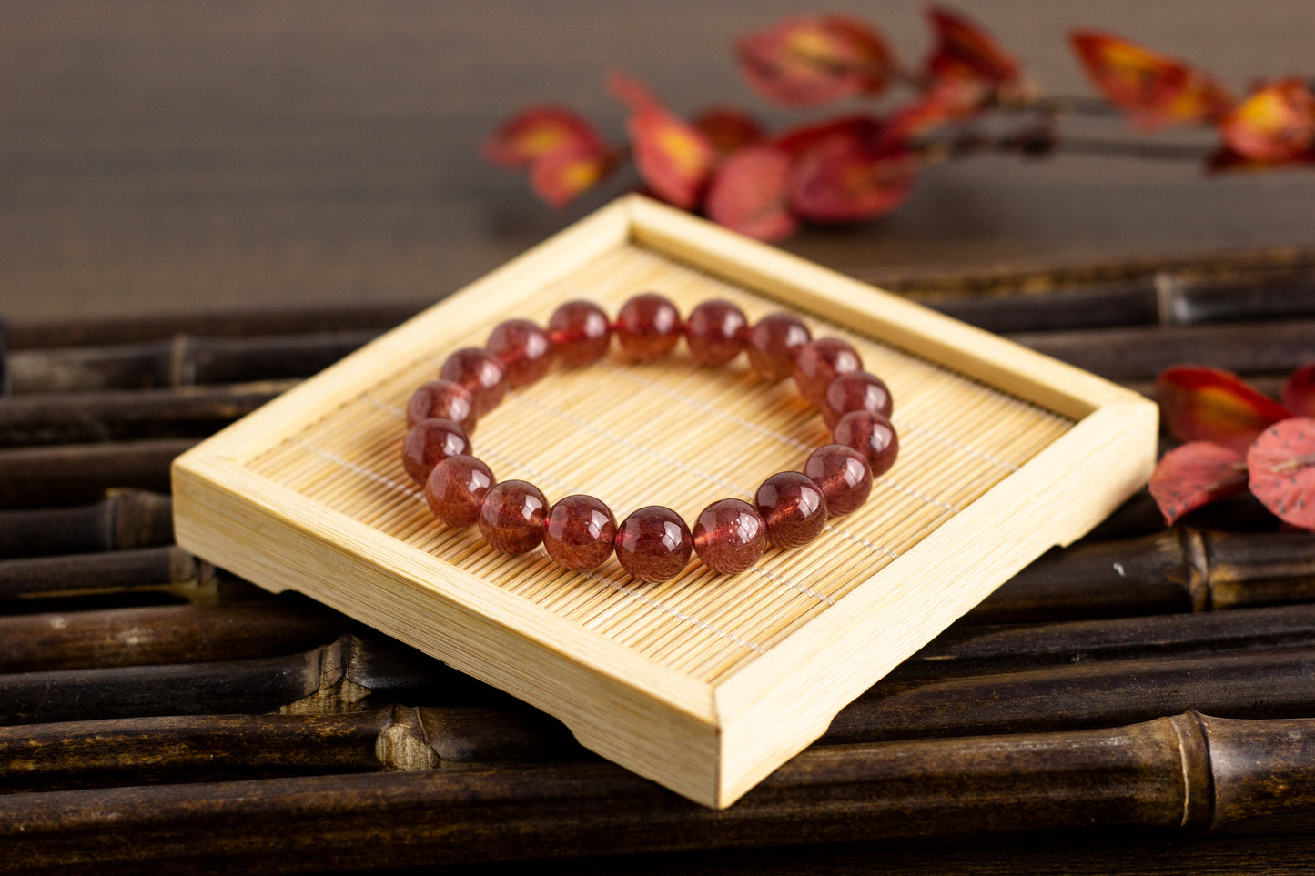 <You's jewelry>Exclusive customized strawberry crystal bracelet(10+)