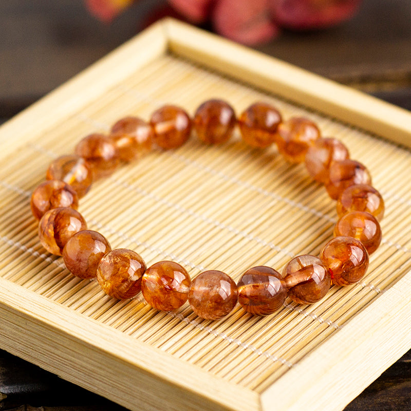 <You's jewelry>Exclusively customized red plastic flower bracelets(9+)
