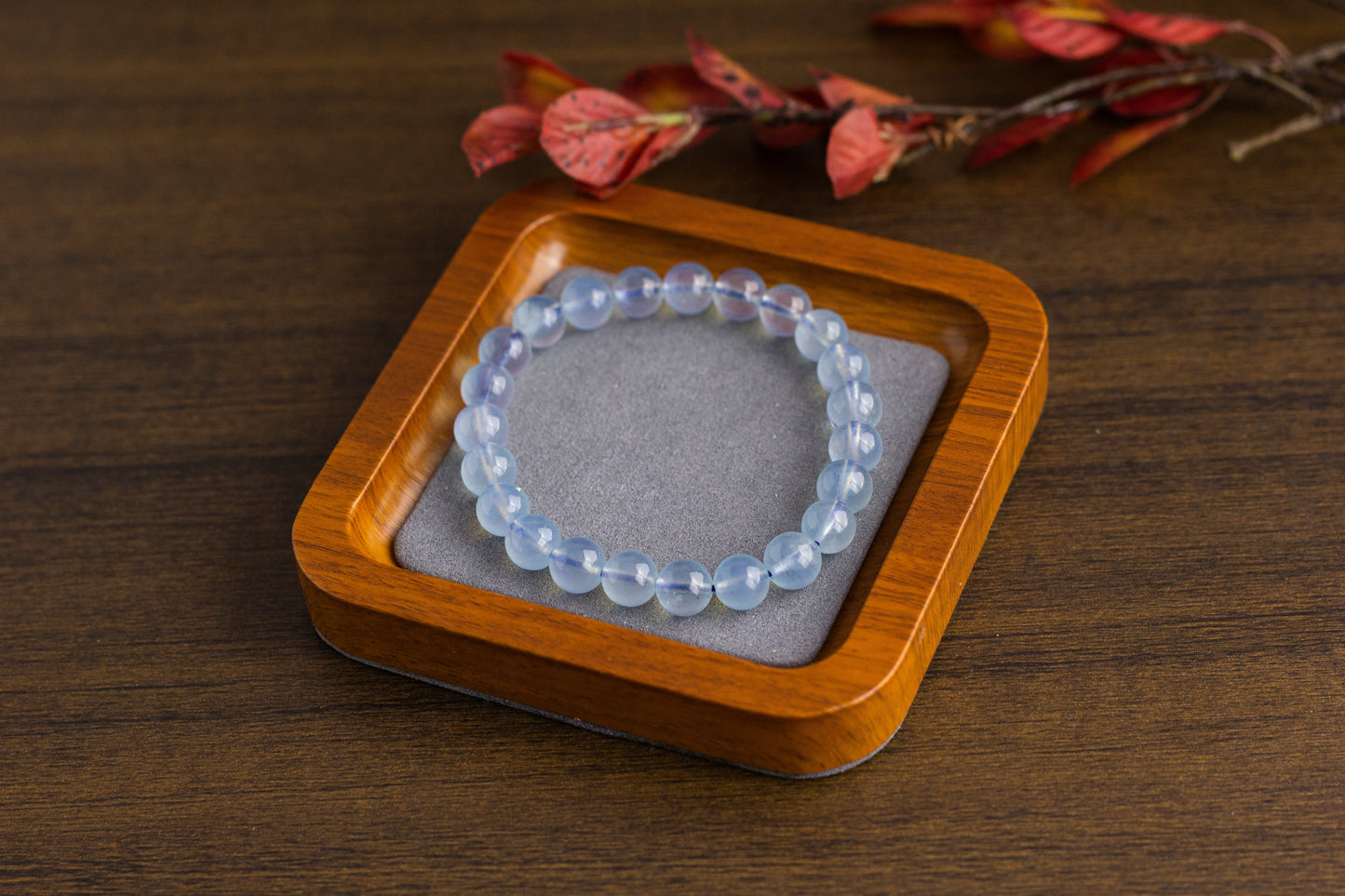<You's jewelry>Exclusive customized aquamarine bracelet(8+)