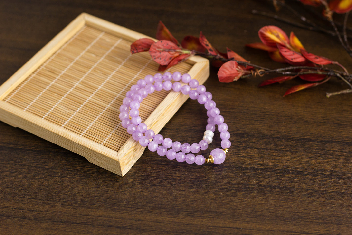 <You's jewelry>Exclusive customized lavender amethyst bracelet(6+)