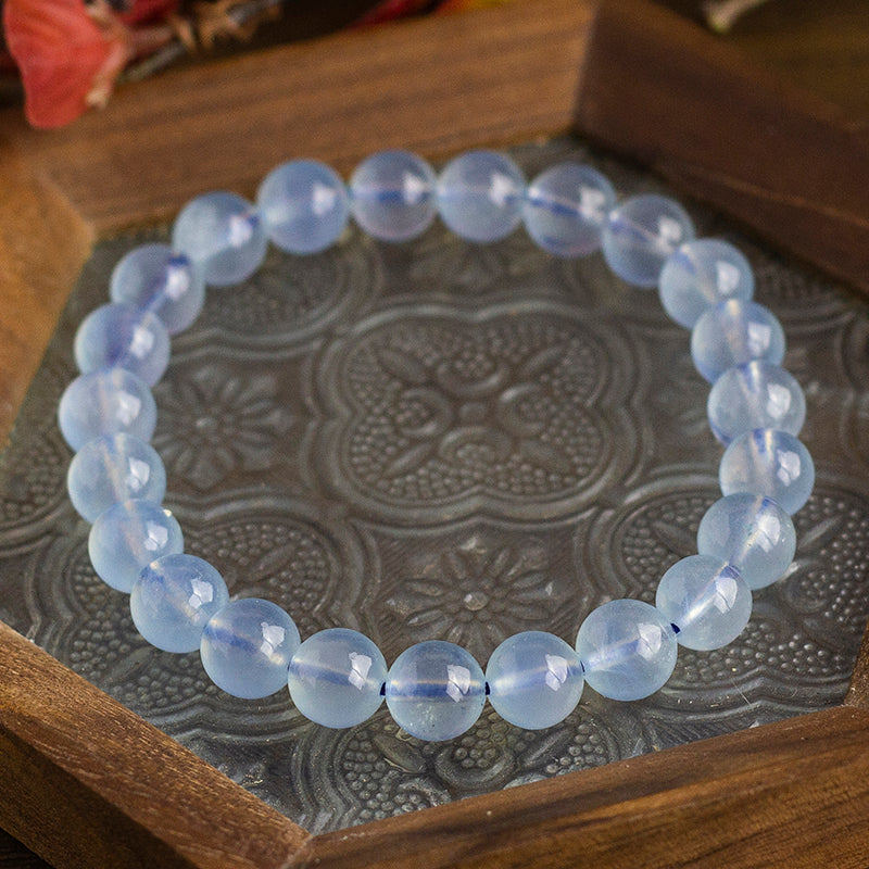 <You's jewelry>Exclusive customized aquamarine bracelet(8+)