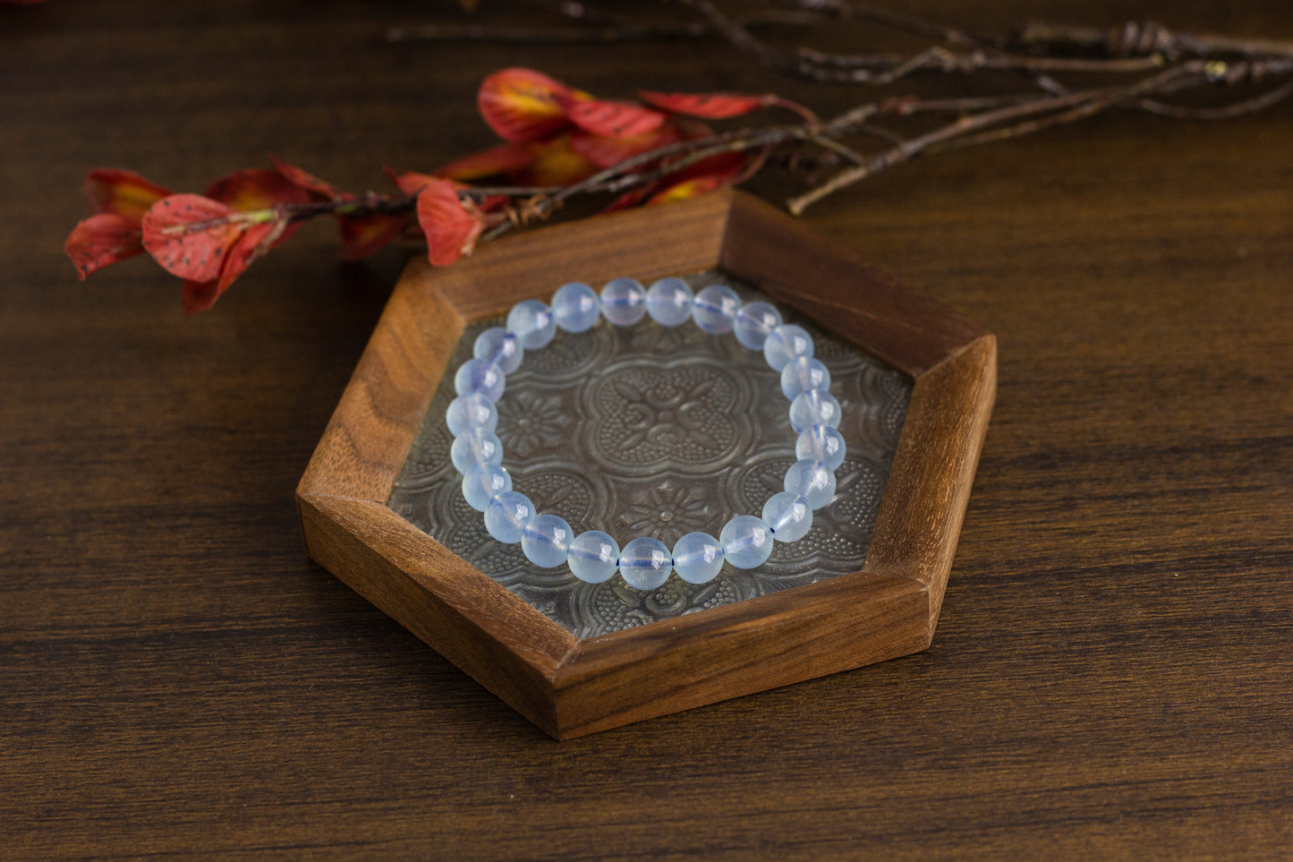 <You's jewelry>Exclusive customized aquamarine bracelet(8+)