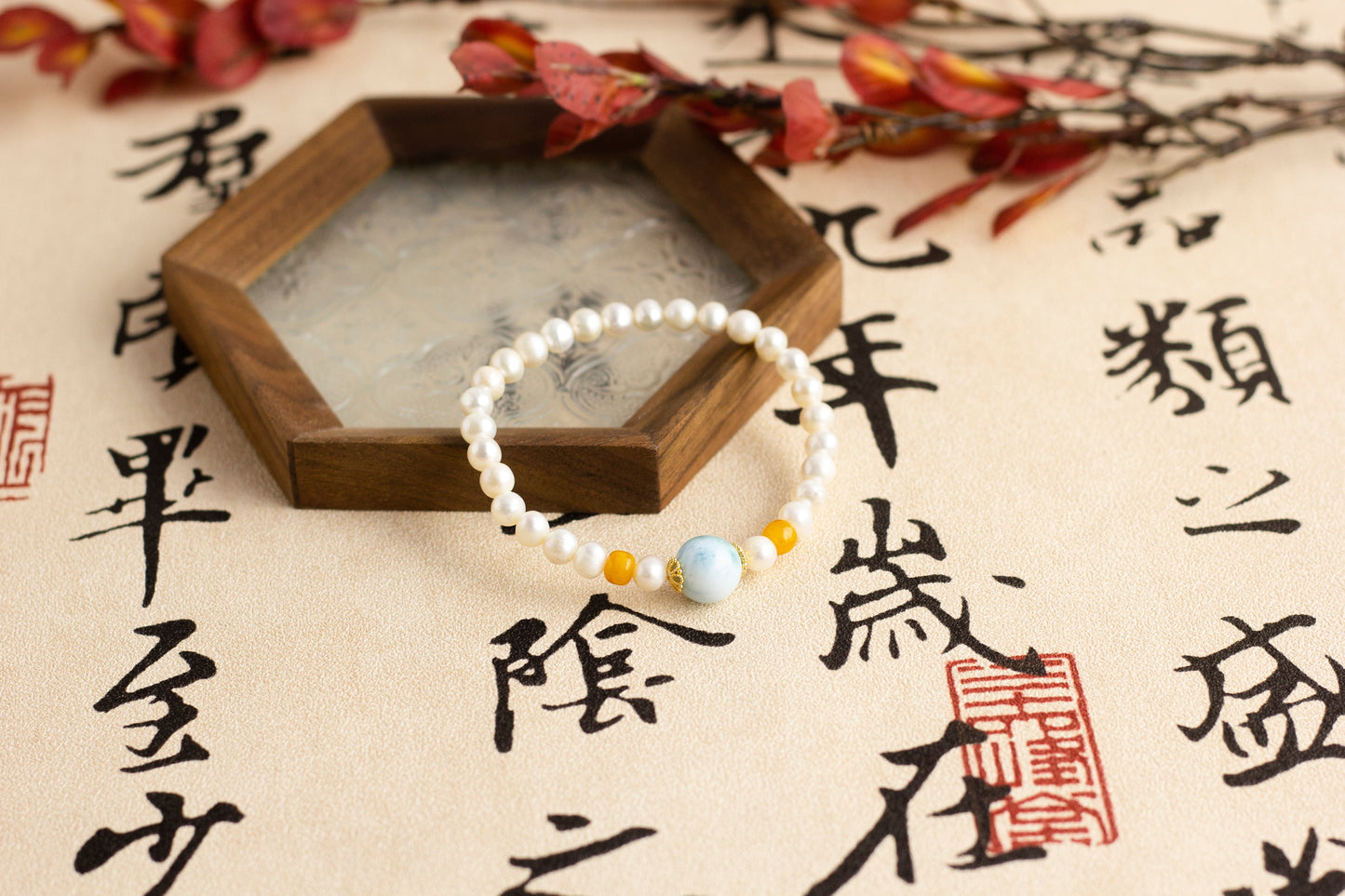 <You's jewelry>Exclusive customized pearl bracelet(5+)