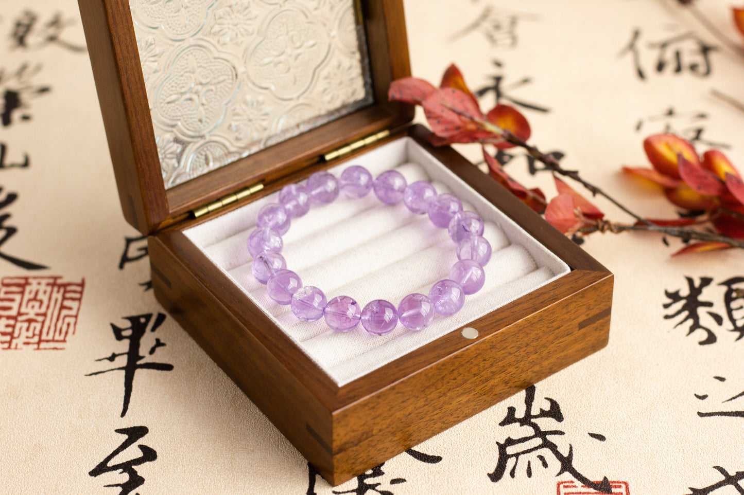 <You's jewelry>Exclusive customized lavender amethyst bracelet(11+)