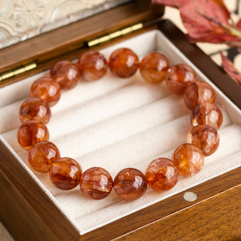 <You's jewelry>Exclusively customized red plastic flower bracelets(12+)