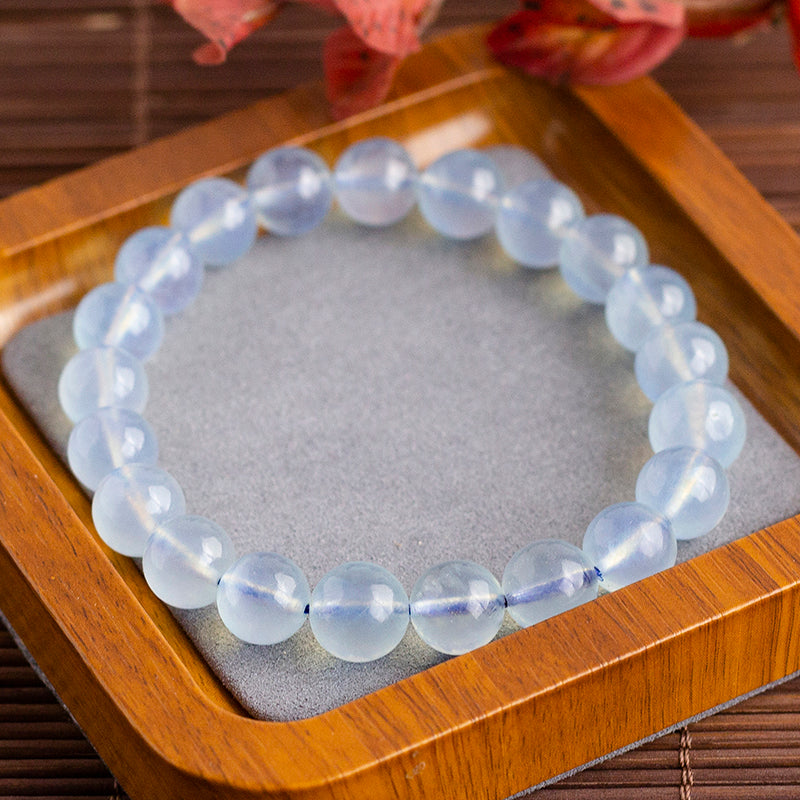 <You's jewelry>Exclusive customized aquamarine bracelet(9+)