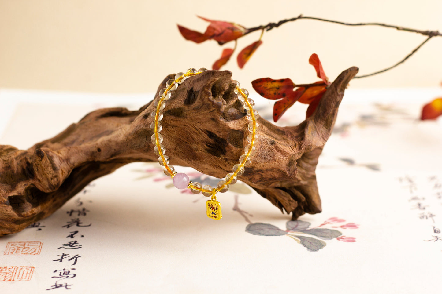 <You's jewelry>Exclusive customized Gold Titanium crystalbracelet(5+)