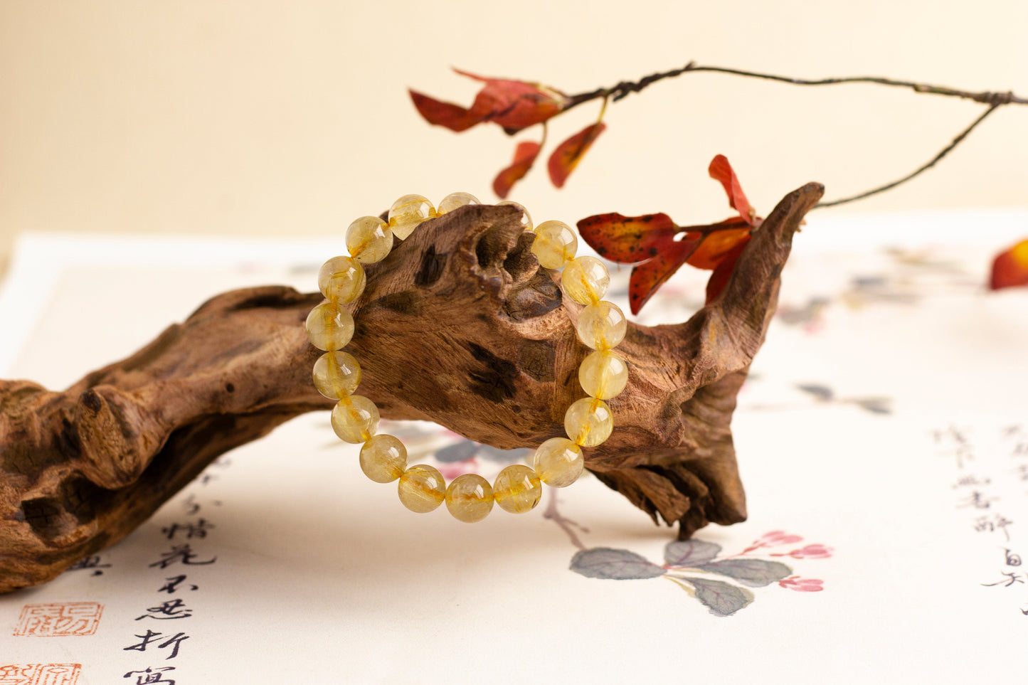 <You's jewelry>Exclusive customized Gold Titanium crystalbracelet(11+)