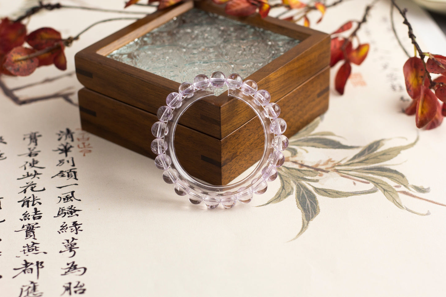 <You's jewelry>Exclusive customized amethyst bracelet (8+)