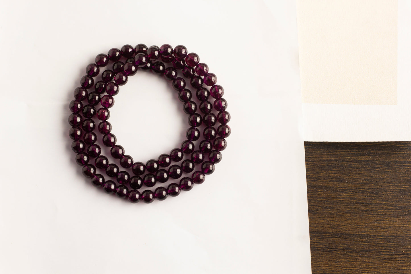 <You's jewelry>Exclusively customized purple tooth black multi-circle bracelet (6+)