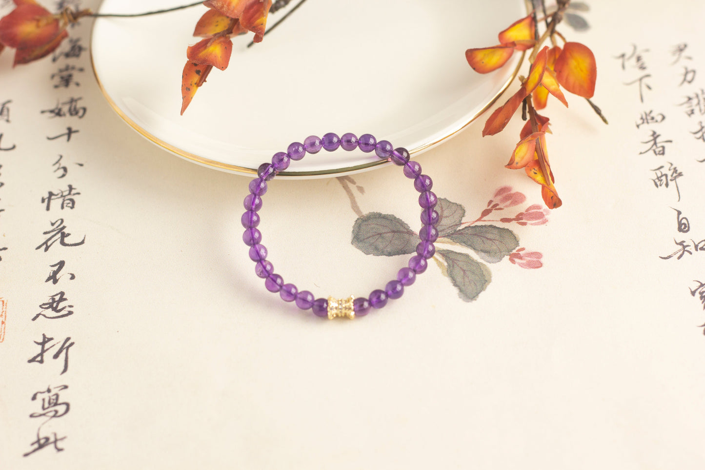 <You's jewelry>Exclusive customized amethyst bracelet