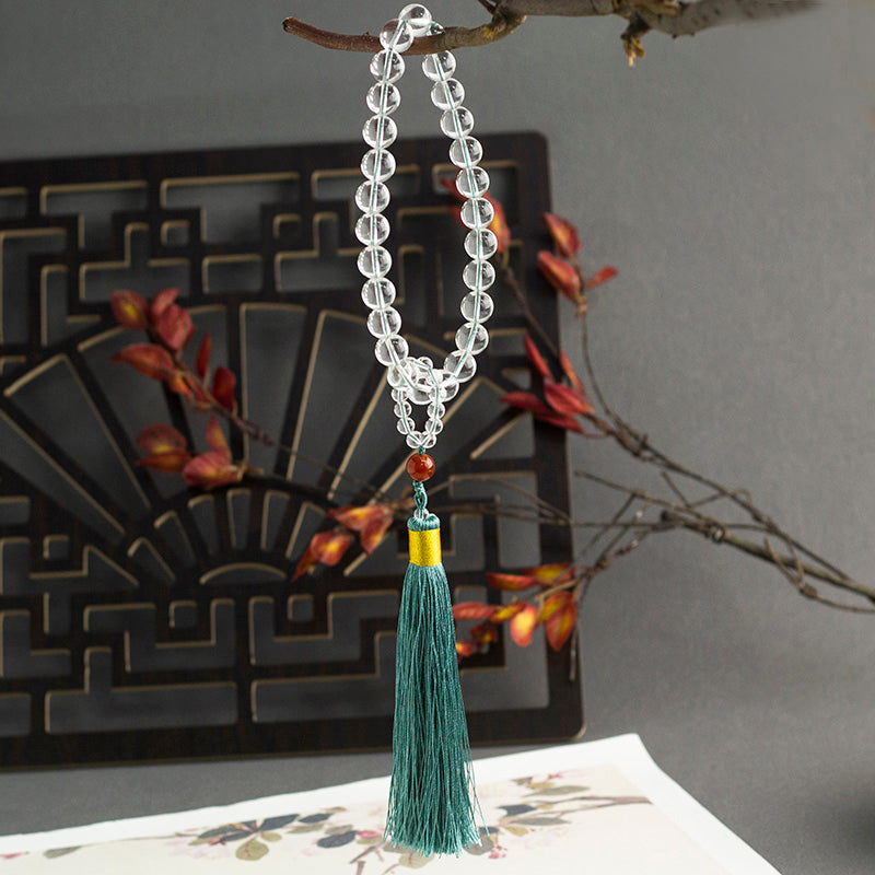 <You's jewelry>Exclusive customized white crystal car hanging(11+)