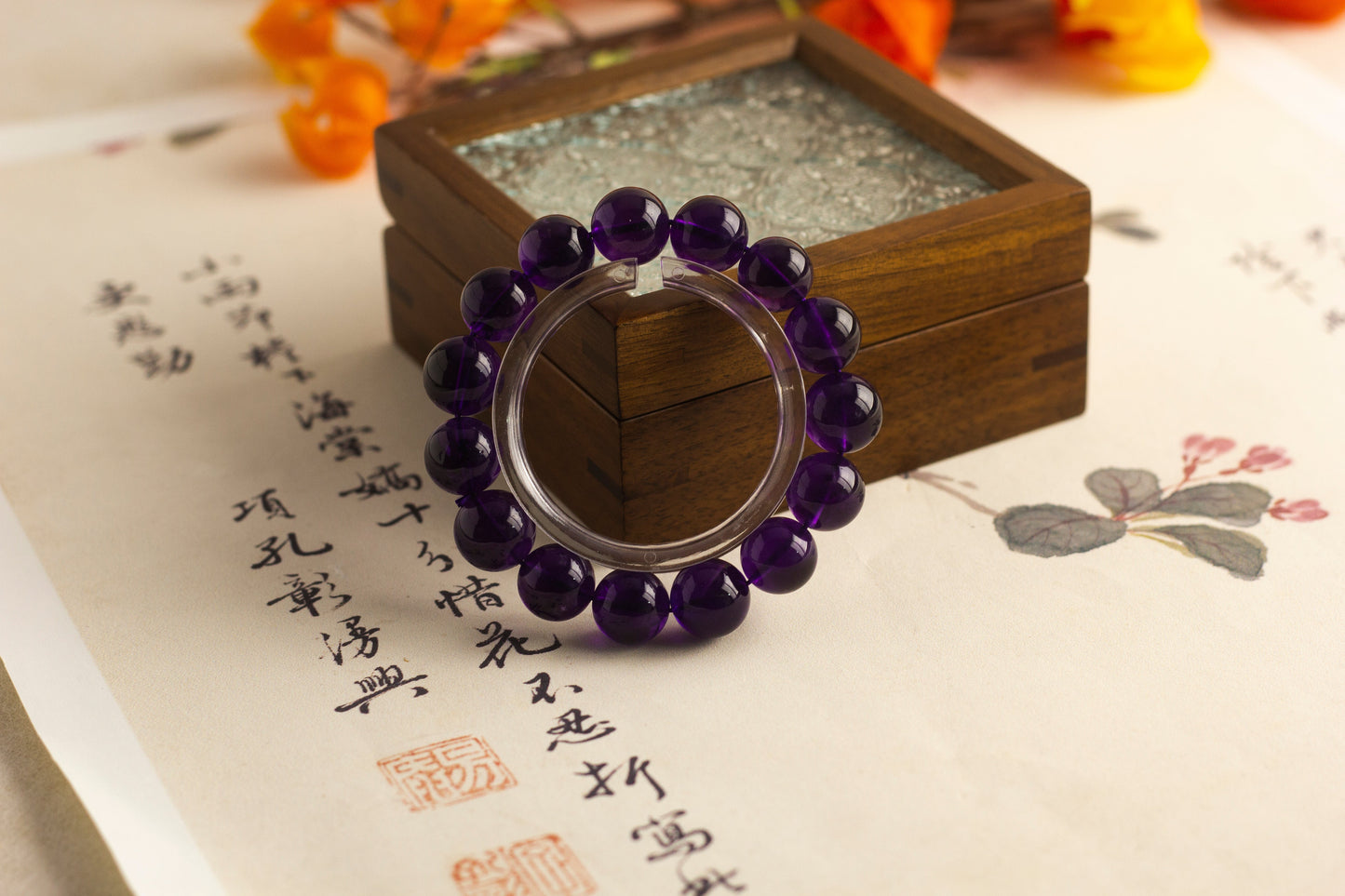 <You's jewelry>Exclusive customized amethyst bracelet (14+)