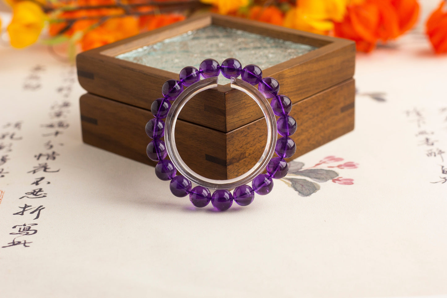 <You's jewelry>Exclusive customized amethyst bracelet (10+)