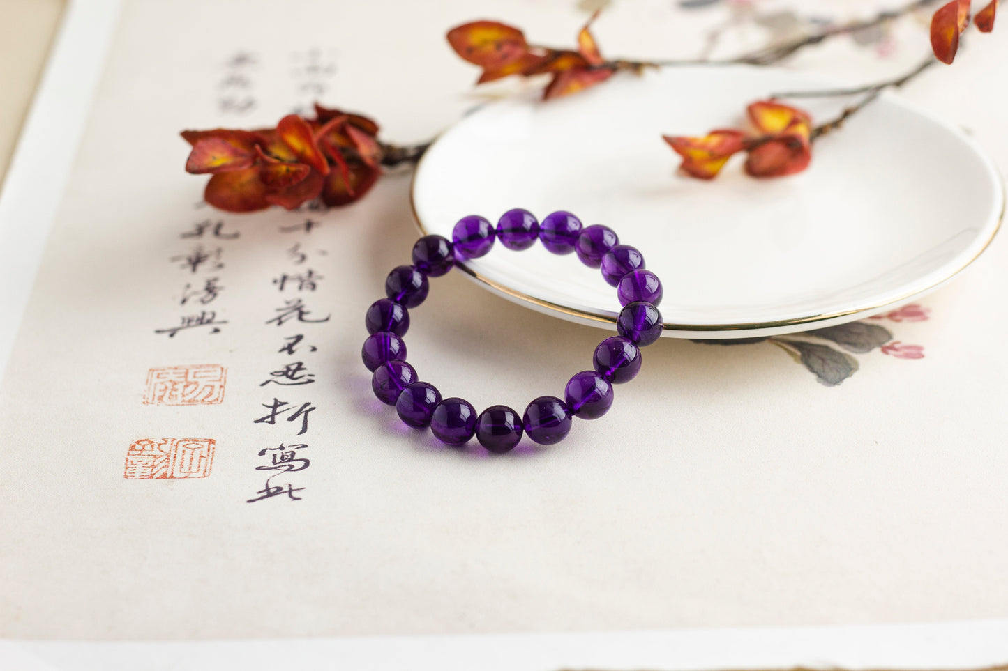 <You's jewelry>Exclusive customized amethyst bracelet (11+)